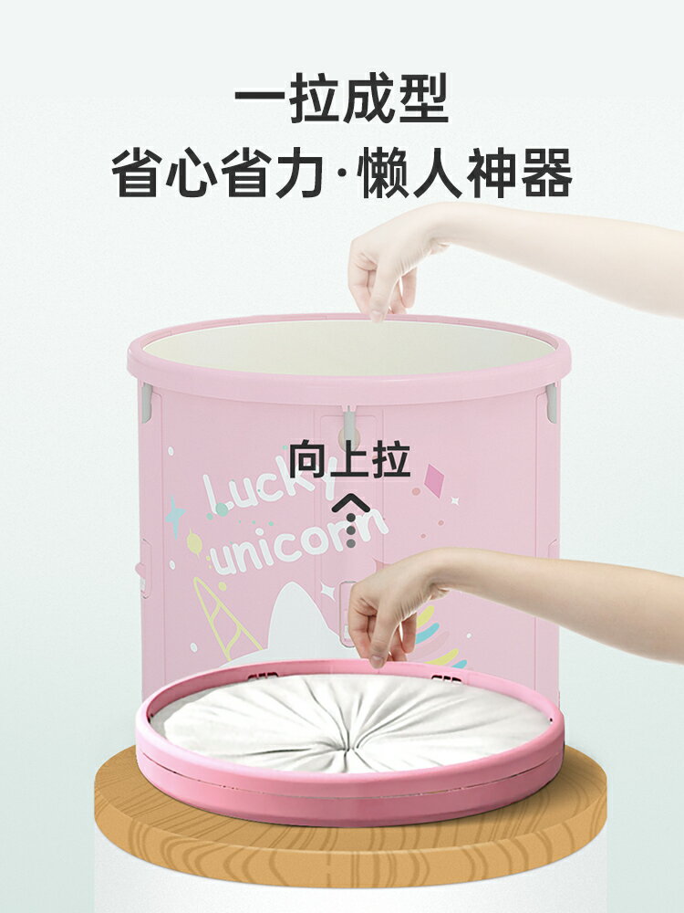 泡澡桶大人家用兒童游泳池室內可折疊嬰兒游泳桶秒安裝保溫沐浴桶