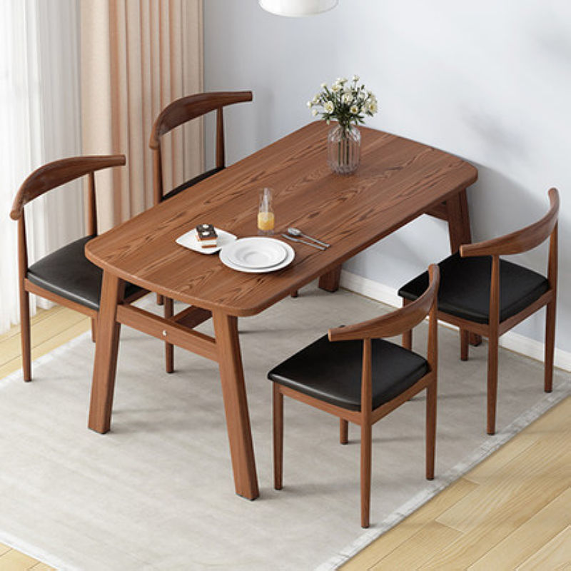 椅子 餐桌 餐桌家用小戶型現代簡約餐桌椅組合飯桌長方形桌子休閑快餐廳桌椅