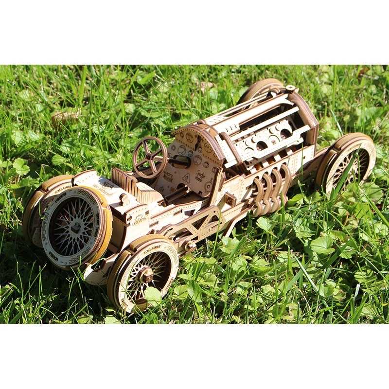 強強滾-UGEARS - 格蘭坡治賽車 (送砂紙) 烏克蘭正品 木製自走模型 益智玩具 5