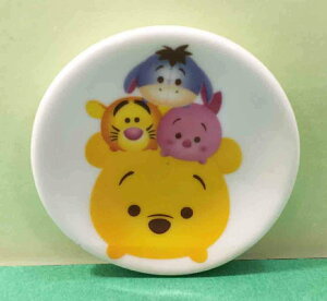 【震撼精品百貨】Winnie the Pooh 小熊維尼 瓷器小圓盤 Q版#23509 震撼日式精品百貨