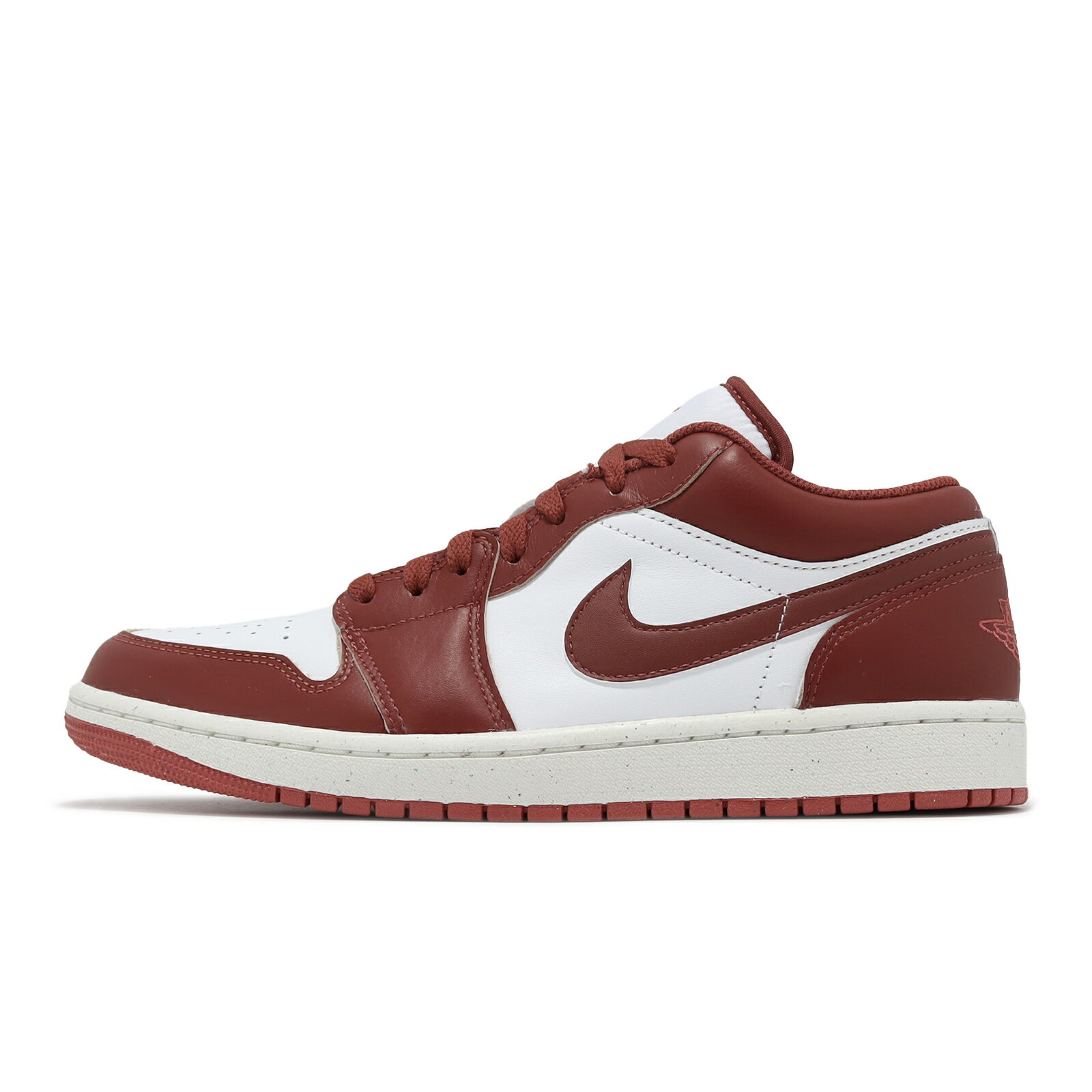 Nike 休閒鞋 Air Jordan 1 Low Dune Red 紅 白 AJ1 男鞋 喬丹 一代 FJ3459-160