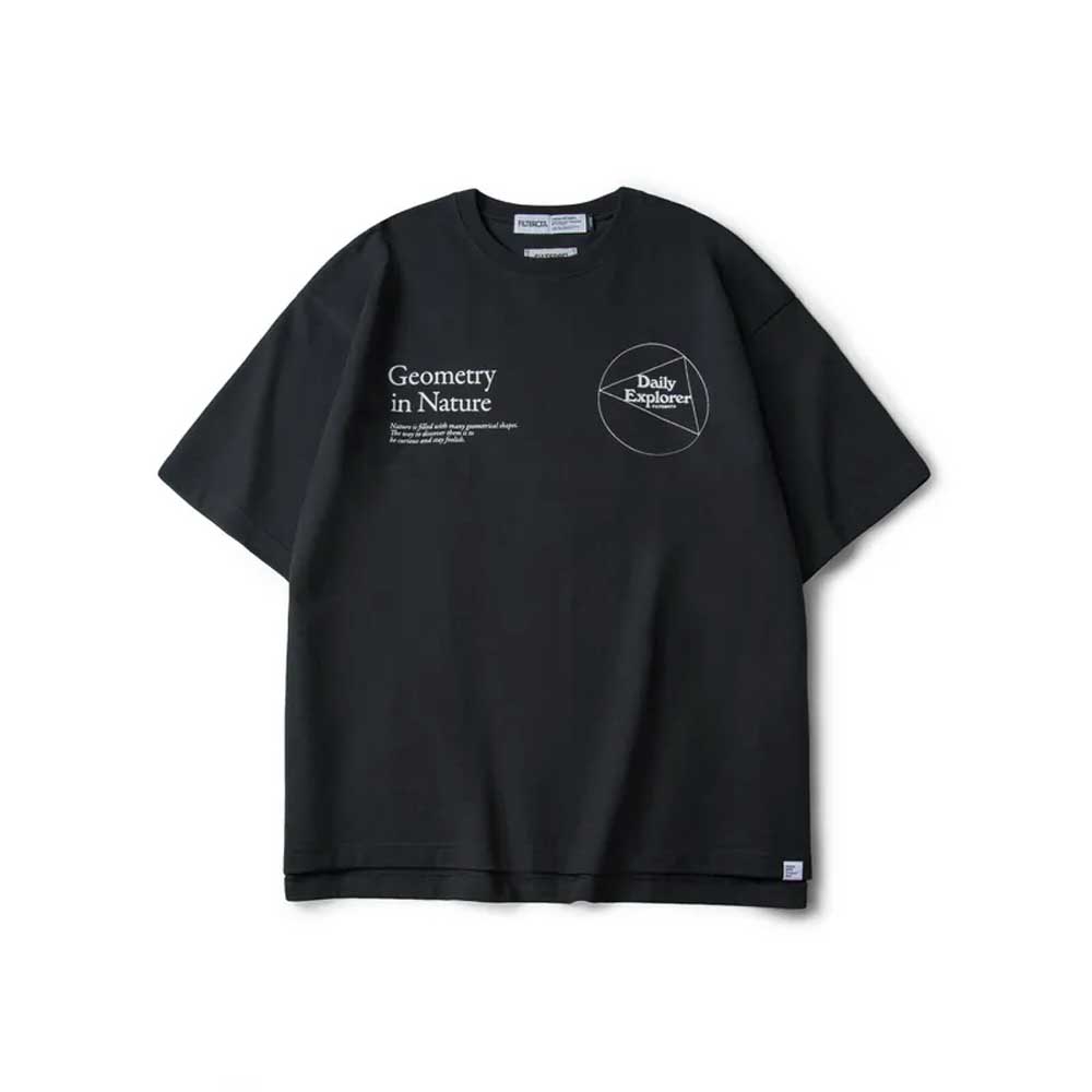 【全館滿額折】 Filter017 Daily Explorer™ Geometry In Nature Tee 黑 日常探尋者系列 自然幾何厚磅 上衣 短袖 男女款 H7073【新竹皇家】