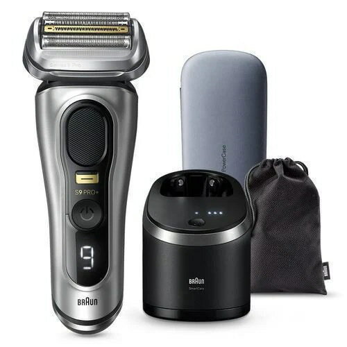 (1年保固) 德國製  BRAUN 德國百靈 Series 9 Pro+ 9577CC 刮鬍刀 wet&dry  附清洗液 日版原裝進口 父親節禮物