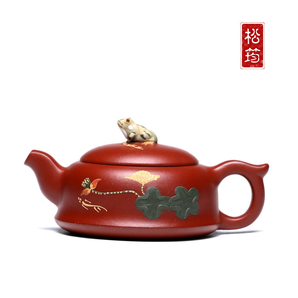 青蛙蓮根 紫砂急須 茶道具 宜興 玉 紫砂壷 朱泥 茶壺 急須 煎茶道具 778 青蛙蓮根 紫砂急須 茶道具 宜興 玉 紫砂壷 朱泥 茶壺 急須 煎茶