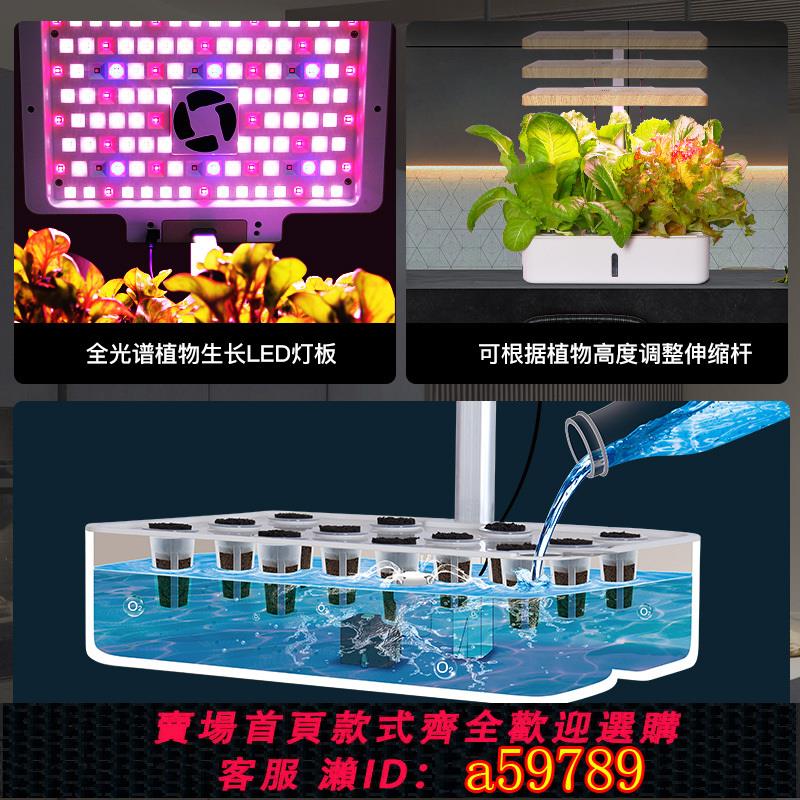 【臺灣公司 可打統編】智慧種菜水耕機室內無土栽培蔬菜水培植物育苗神器花卉家庭種植箱