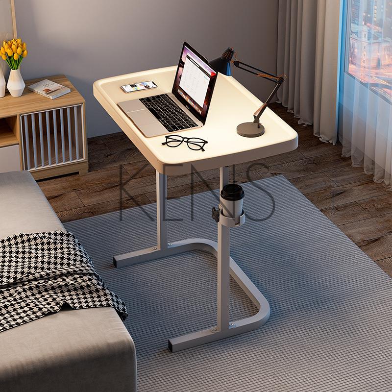 書桌 電腦桌 可折疊降桌可移動書桌學習寫字桌子床邊免安裝工作