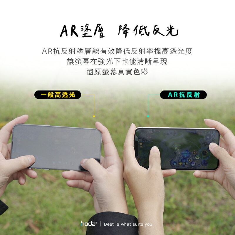 Hoda AR 抗反射 9H  耐磨刮 滿版 玻璃貼 保護貼 螢幕貼 贈無塵艙 適用 iPhone14 plus Pro Max 5