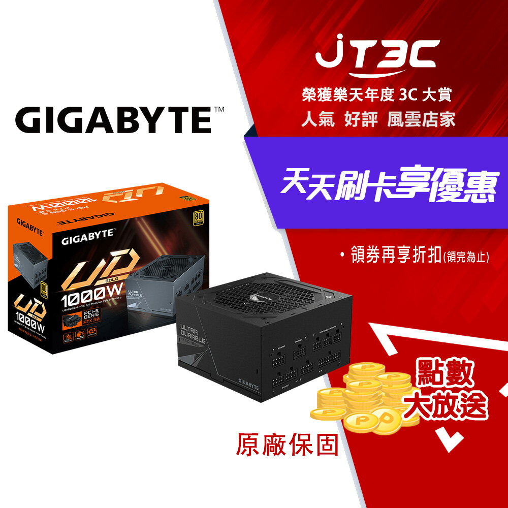 GIGABYTE 技嘉 GP-UD1000GM PG5 1000W 電源供應器