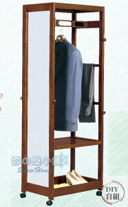 ╭☆雪之屋居家生活館☆╯歐米茄衣掛鏡(DIY自組/自取)BB400-14#5346B