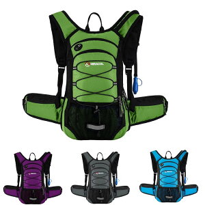 [2美國直購] MIRACOL 水袋背包 2L水囊 保冷4小時 跑步 健行 登山 自行車 越野 藍/紫/灰/綠
