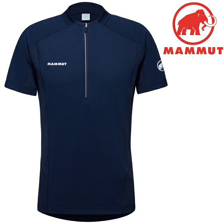 Mammut 長毛象 Aenergy FL Half Zip T-Shirt AF Men 男款 半拉鍊短袖排汗衣 1017-04920 5118 海洋藍