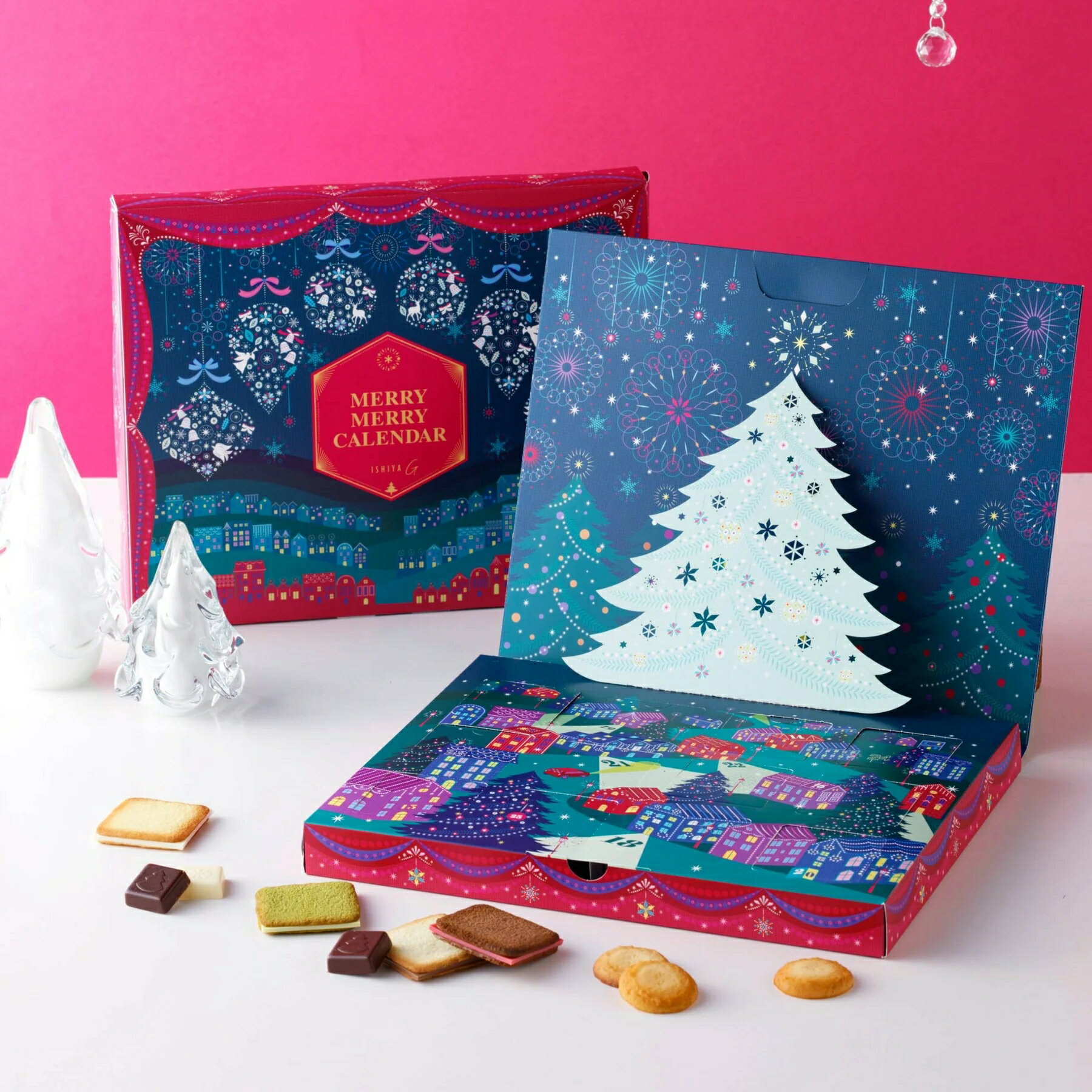 日本北海道石屋製菓Ishiya白色戀人聖誕節2025限量版聖誕日曆倒數日曆降臨日曆巧克力餅乾禮盒-My Oil買好油-日本商品推薦