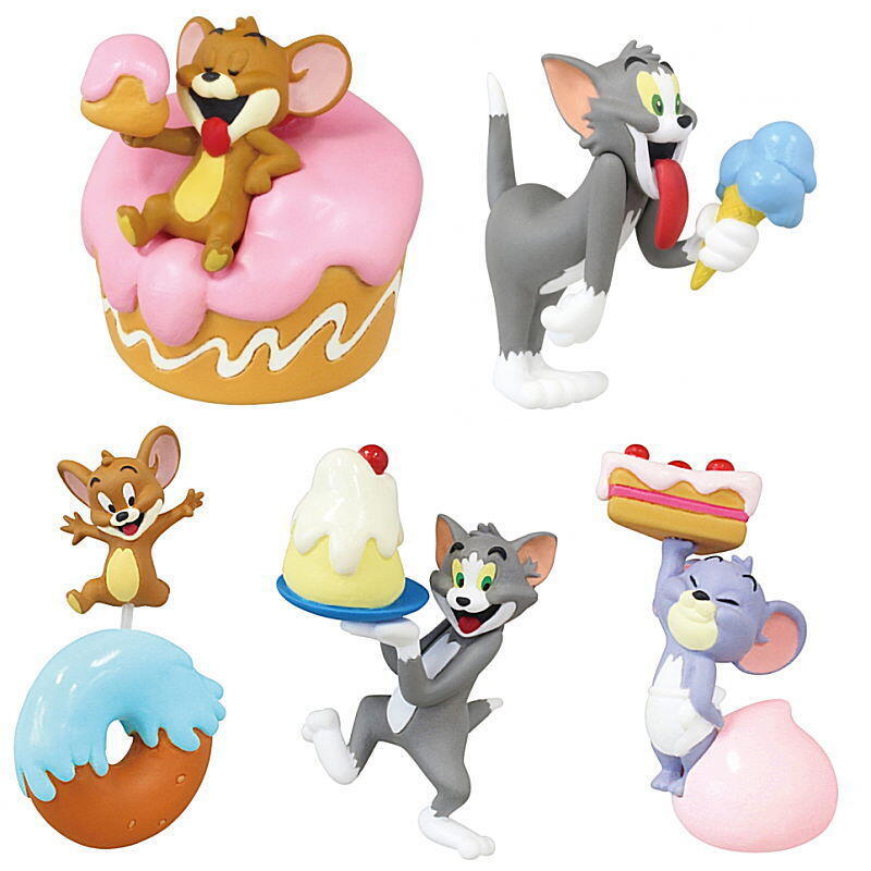 T-ARTS 轉蛋 扭蛋 湯姆貓與傑利鼠甜點公仔 湯姆貓 傑利鼠 甜點 點心 全5款 整套販售