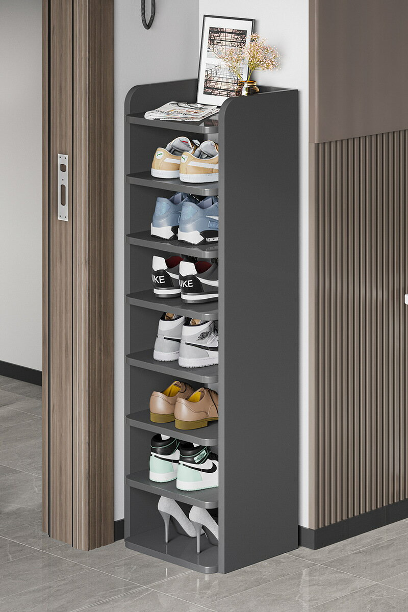 APP下單享點數9% 鞋架分層隔板進門口窄小簡易家用網紅新款多層收納神器省空間鞋柜