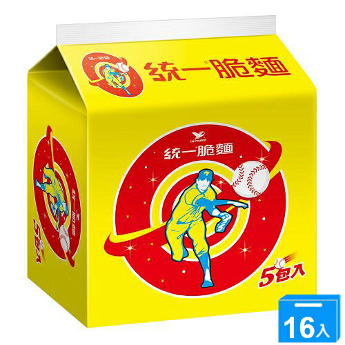 統一脆麵５合１55g*5/袋 *16【愛買】