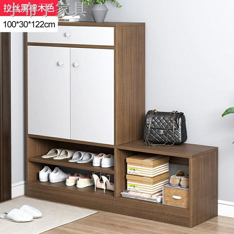 進門換鞋凳鞋櫃多功能簡約現代家門口穿鞋凳家用創意可坐儲物櫃