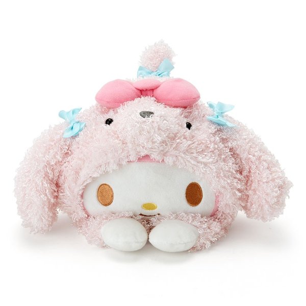 日貨 美樂蒂 造型靠墊 布偶 娃娃 玩偶 靠墊 靠枕 My Melody 三麗鷗 Sanrio 正版 L00010846