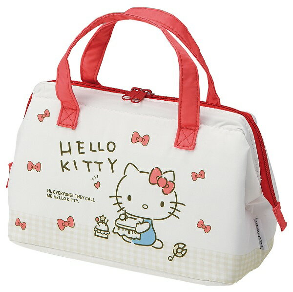 大賀屋 Hello Kitty 便當袋 手提袋 保溫袋 保冷袋 凱蒂貓 KT 三麗鷗 日貨 正版授權 J00013866