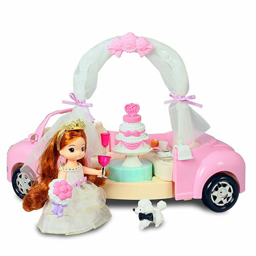 《MIMI 扮家家酒玩具》甜蜜婚禮車-MI15516