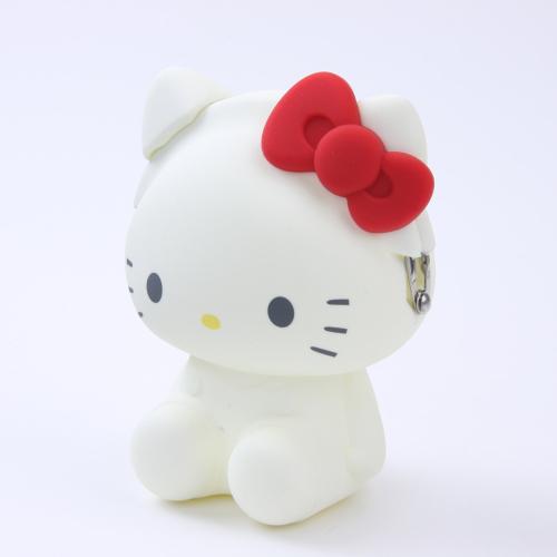 Hello Kitty 全身造型 矽膠 零錢包 KT 凱蒂貓 三麗鷗 日貨 正版授權 J00010157