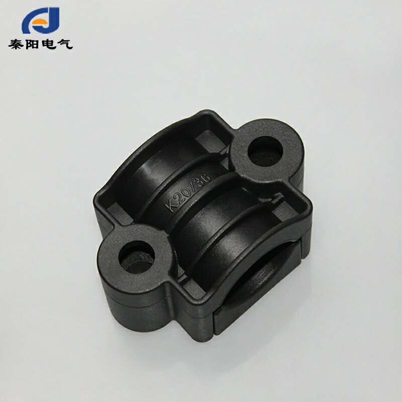 高壓柜電纜夾黑色尼龍電纜固定夾 塑料固定線夾 電纜互線夾電線夾 1