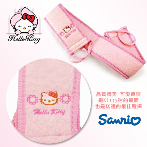 <br/><br/>  【esoxshop】╭＊日本Sanrio Hello Kitty 擦背巾╭＊舒適潔淨《沐浴巾/凱蒂貓》<br/><br/>