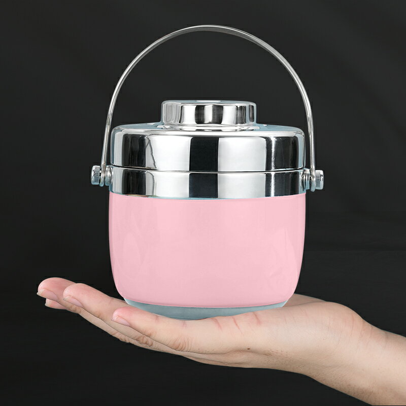 304不銹鋼超長保溫飯盒湯桶上班族便攜容量雙層小型保溫碗一人用
