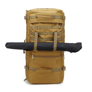 戶外旅行大容量60L戰術背包手提電腦包行李袋登山多功能雙肩背囊