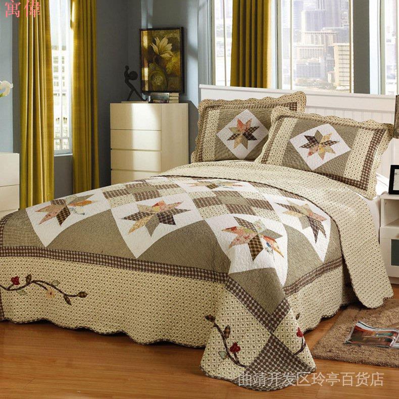 新店開業優惠酬賓家居用品親膚水洗棉夏涼空調被純棉床上四件套絎縫被套被套