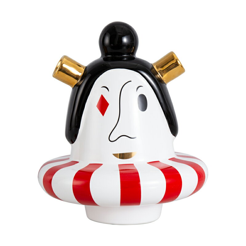 蝶陶輕奢樣板房裝飾擺件工藝品北歐創意客廳藝術擺設玄關酒店軟裝 4