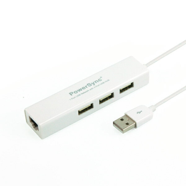 <br/><br/>  【群加 PowerSync】 USB2.0 乙太網卡含3port USB (HUNT-100)<br/><br/>