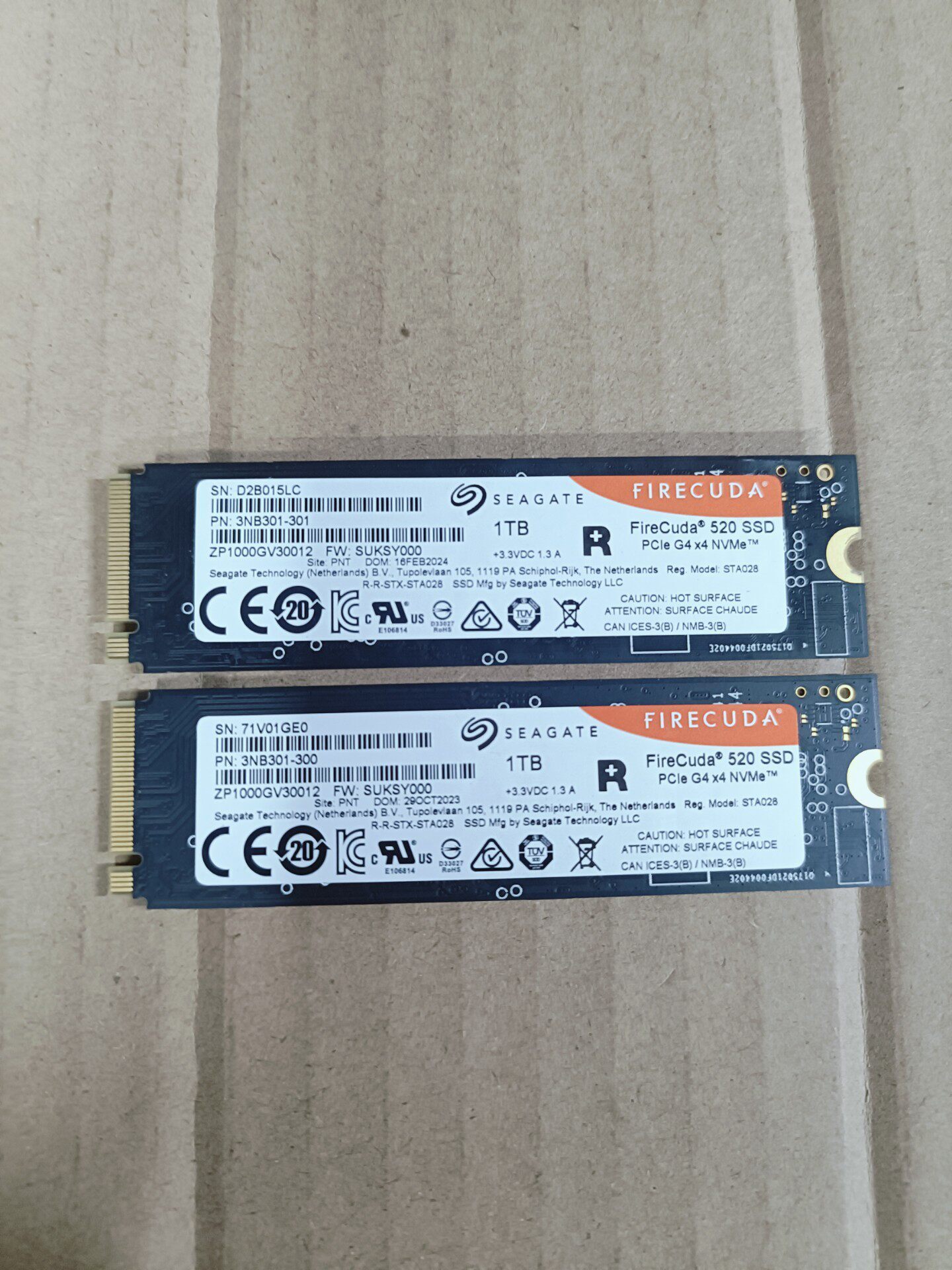 希捷FireCuda 520 1TB SSD固態硬碟 PCIe4.0 NVMe M.2 高速讀寫 健康度99 個人商保