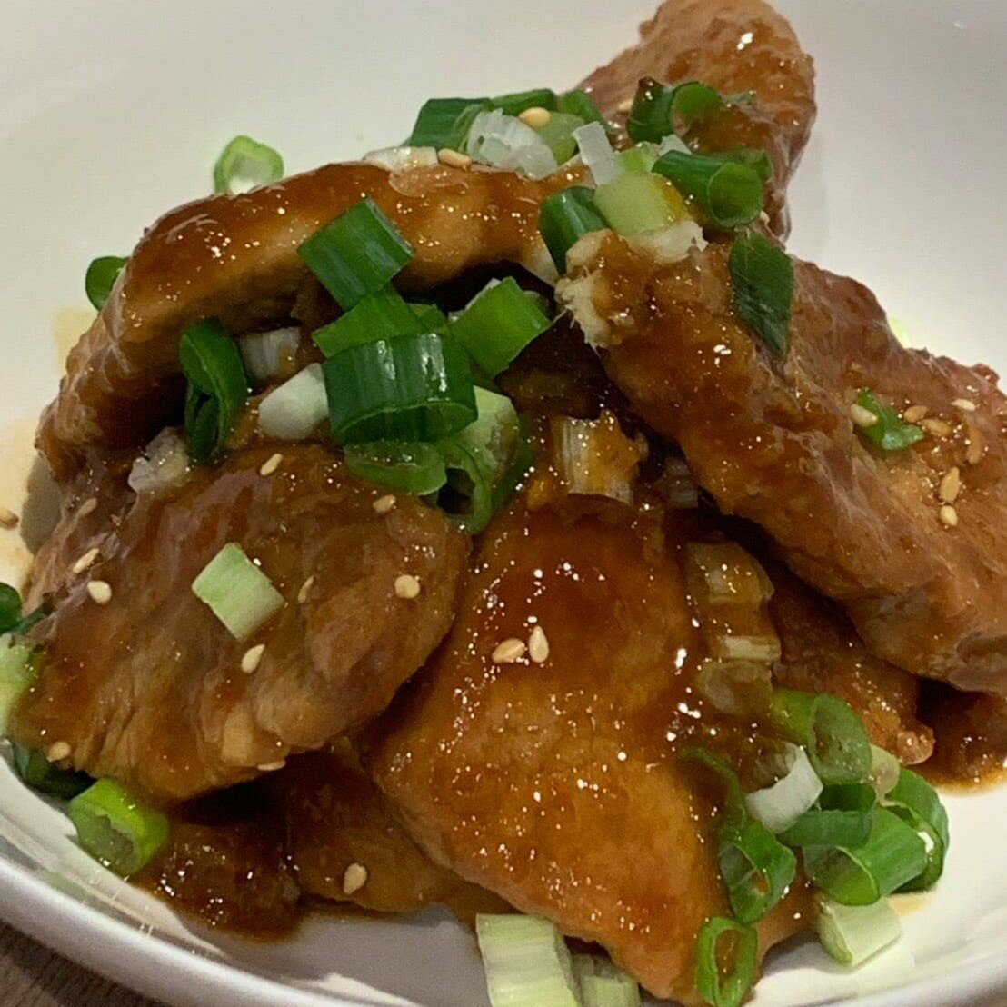 [樂陶私房菜]厚切薑燒肉(豬菲力. 日式祖傳醬汁)