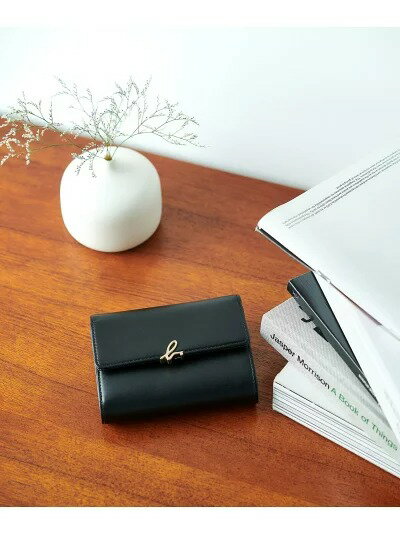 IW03C-01 迷你錢包 agnes b. VOYAGE アニエスベー 財布・ポーチ・ケース 財布 ブラック【送料無料】[Rakuten Fashion] 5