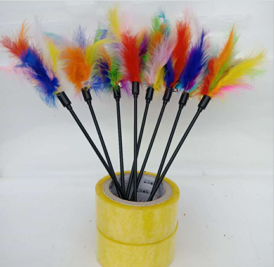 【逗貓棒-一般款】寵物玩具 逗貓杆 吊貓棒 逗貓桿 天然羽毛