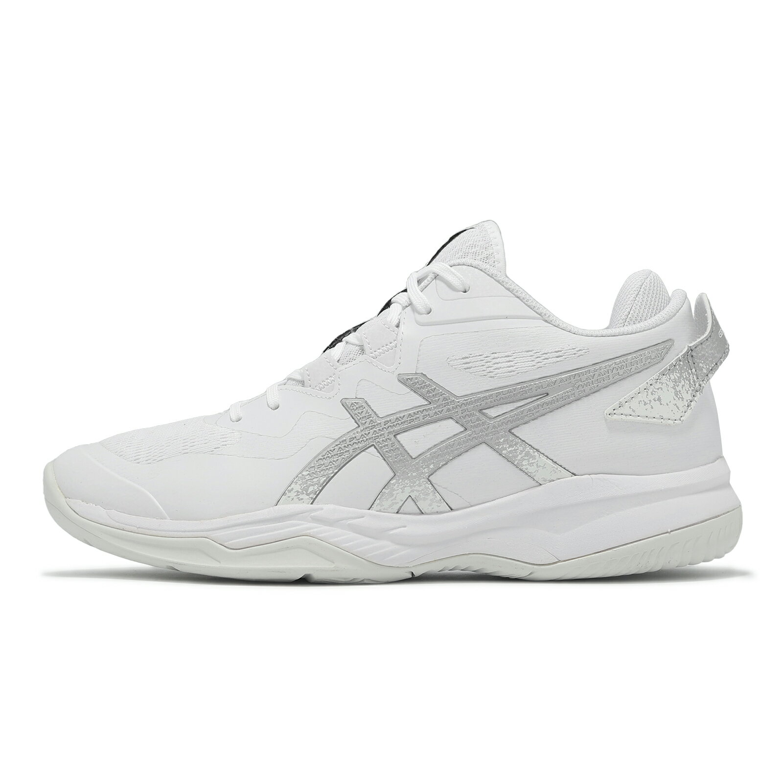 Asics 亞瑟士 籃球鞋 GEL-Fastblaze 男女鞋 白金系列 白 銀 低筒 室外 耐磨 亞瑟士