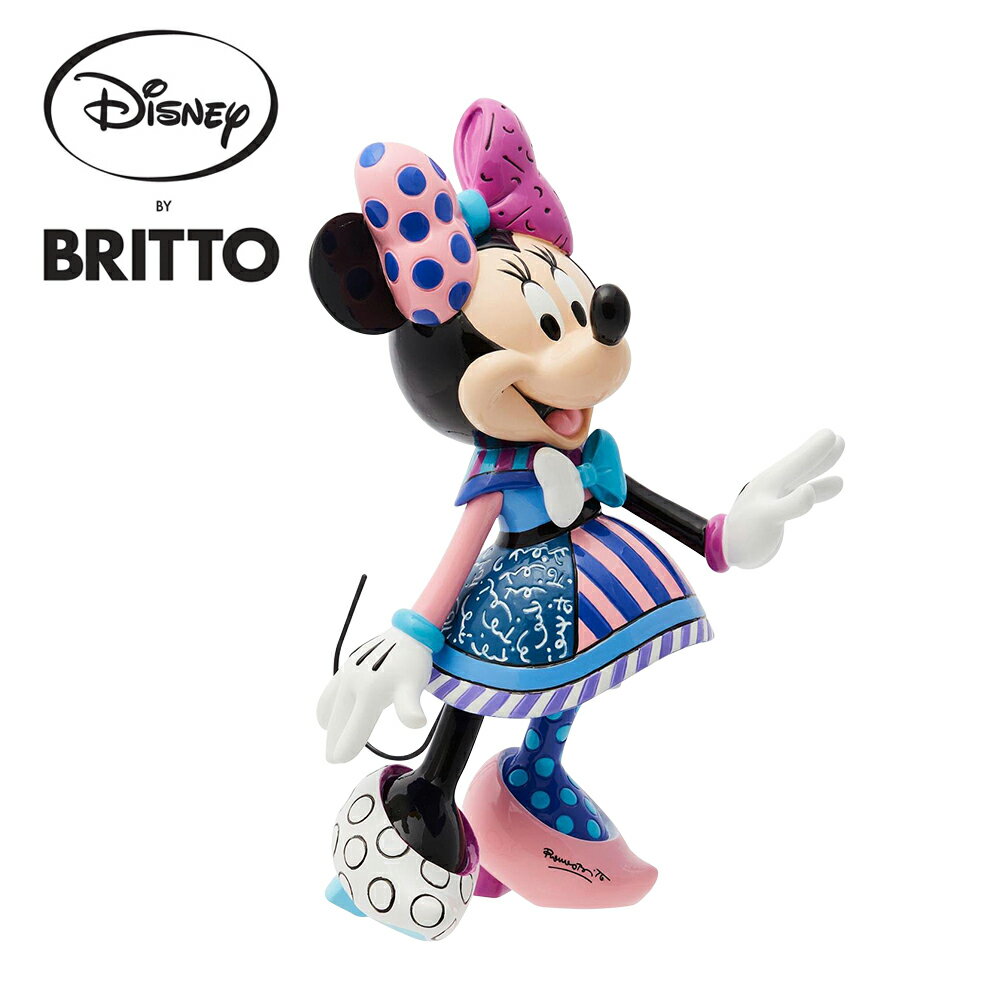 【正版授權】Enesco Britto 米妮盛裝打扮 塑像 公仔 精品雕塑 米奇家族 迪士尼 Disney - 403455