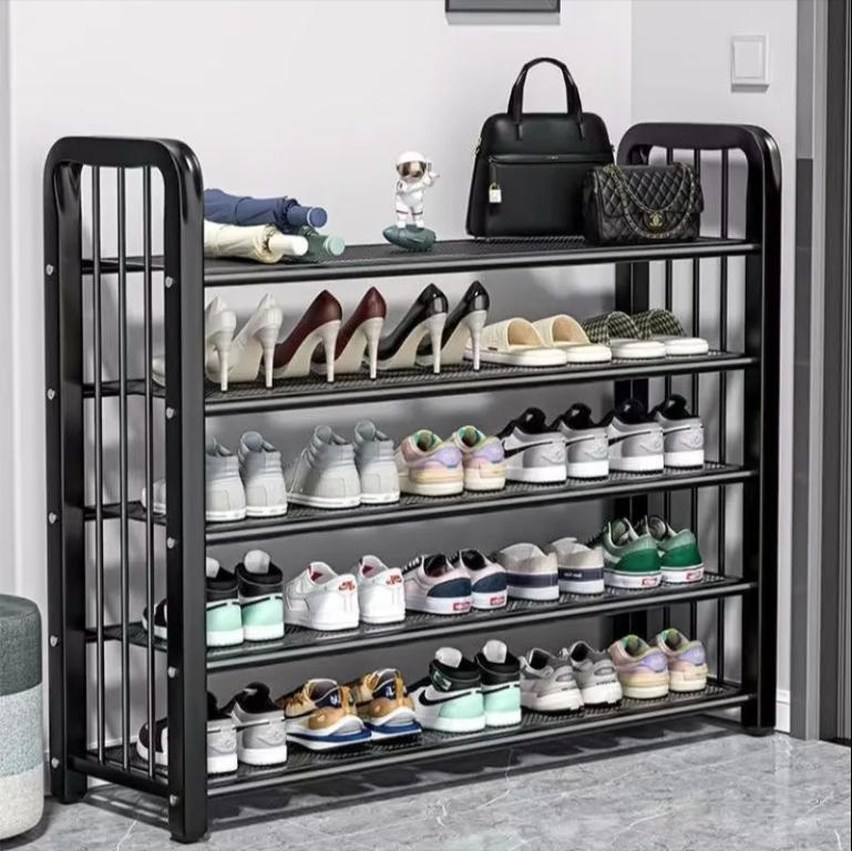 簡易玄關收納鐵藝鞋架