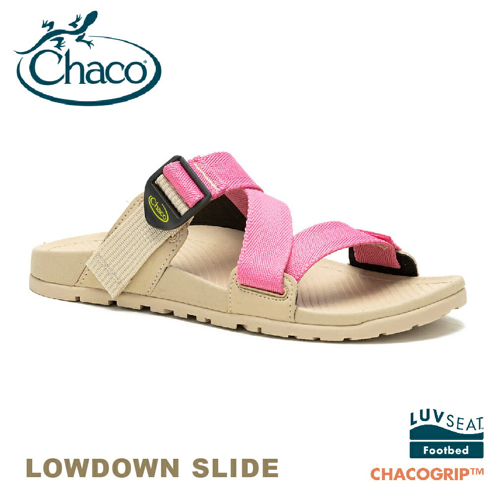 【CHACO 美國 女 LOWDOWN SLIDE 休閒拖鞋《熱帶果汁》】CH-LSW01HK30/運動拖鞋/休閒涼鞋