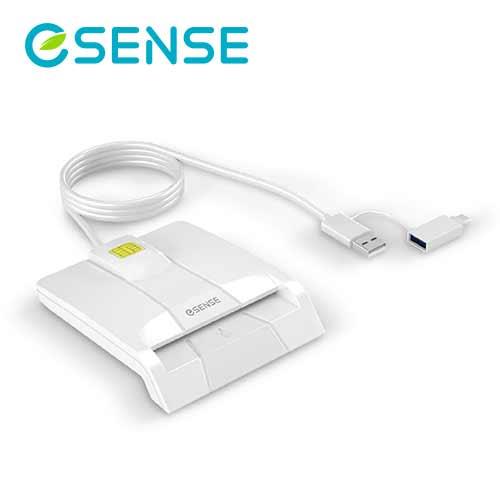 Esense逸盛 Type-C雙用ATM智慧晶片讀卡機 白原價299(省50)