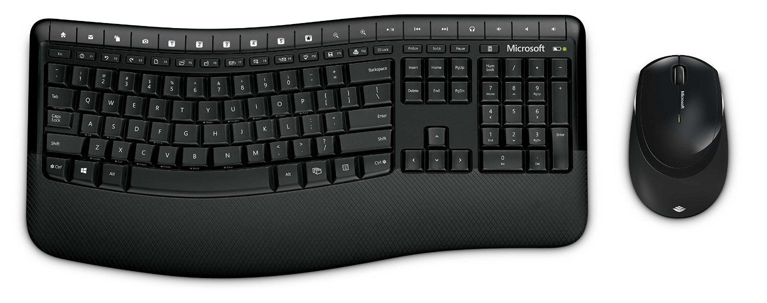 Aim Usa Microsoft Wireless Comfort Desktop 5000 Keyboard And