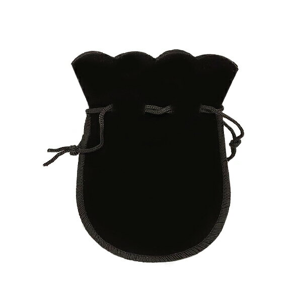 圓形絨布套-9x12cm 黑色絨布袋 包裝袋 珠寶首飾飾品束口抽繩袋 錦囊袋 福袋 絨布收納袋 佛珠袋 贈品禮品