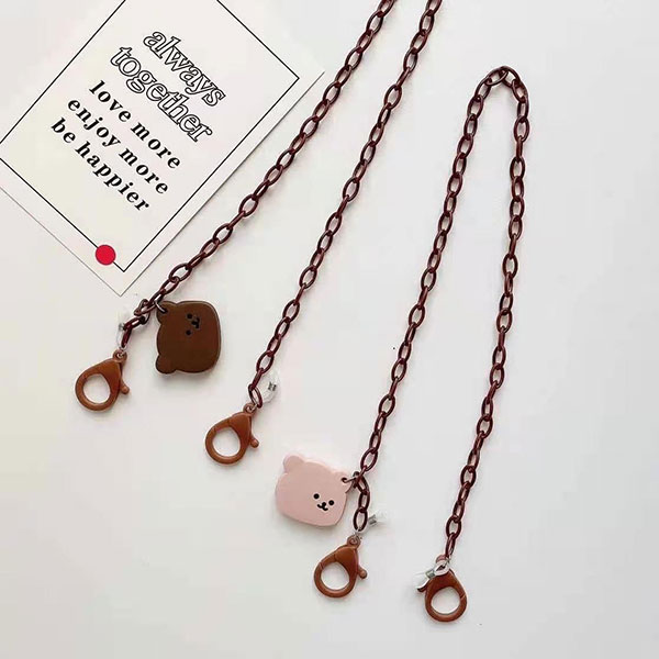 ANNAS 韓國 熊熊 口罩鍊 口罩防丟掛鍊 口罩掛繩 口罩 防掉鍊 防疫小物 護目鏡 防疫面罩 可愛 網紅 小熊 6