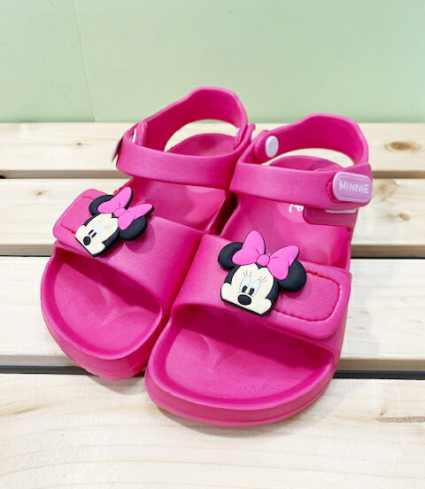 【震撼精品百貨】Micky Mouse 米奇/米妮 臺灣製正版兒童迪士尼防水涼鞋-桃米妮(13 18號)#11938 震撼日式精品百貨