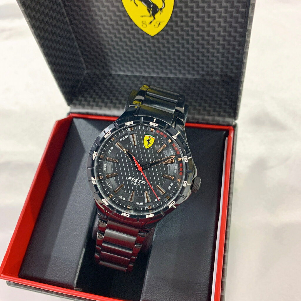 (Little bee小蜜蜂精品)Scuderia Ferrari法拉利錶 石英鋼錶