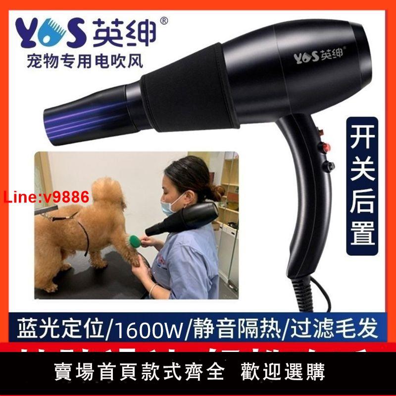 【臺灣公司 超低價】英紳寵物吹風機狗狗貓咪吹水機寵物店用拉毛一體洗澡掛脖電吹風筒