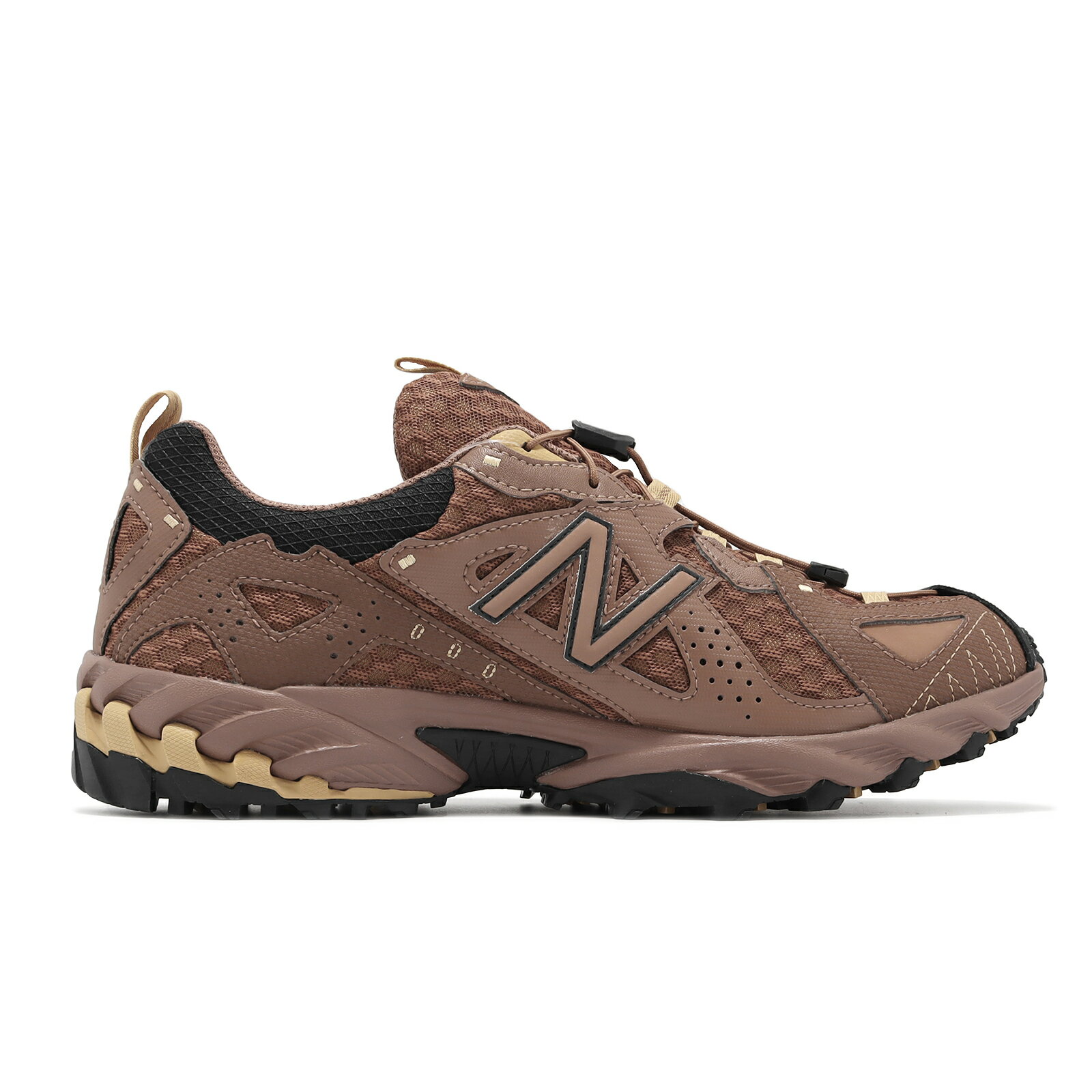 New Balance NB 休閒鞋 610X V1 男鞋 女鞋 棕 黑 防水 抽繩鞋帶 拼接 情侶鞋 NB ML610XH-D 1