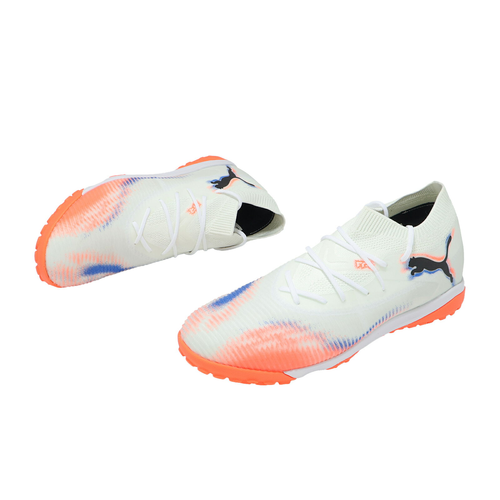 Puma 足球鞋 Future 8 Match TT 男鞋 白 黑 橘 人造草場 運動鞋 108597-01 6