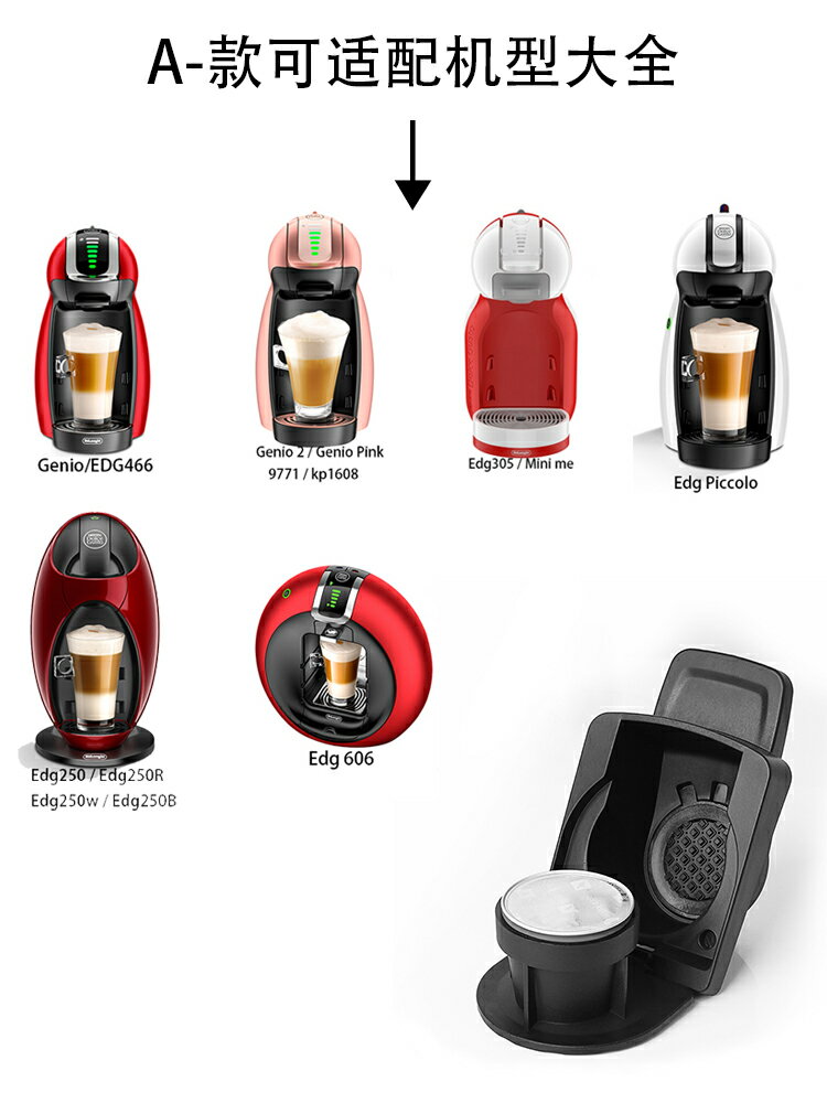 ❅適用於雀巢DolceGusto咖啡膠囊轉換器相容Nespresso咖啡膠囊粉