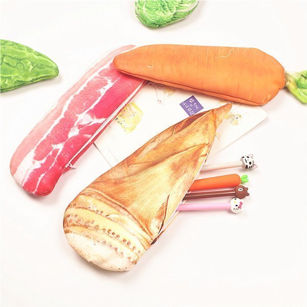 模擬蔬菜筆袋個性文具袋筆盒【Miss Sugar】【K4002292】